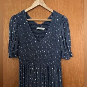 Christy Dawn - The Brooklyn Dress - Blue floral print - Medium